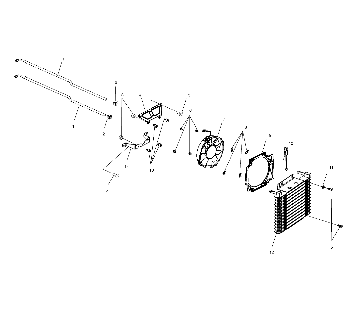 OIL COOLING - A02CA32AA/AB (4969816981A09)