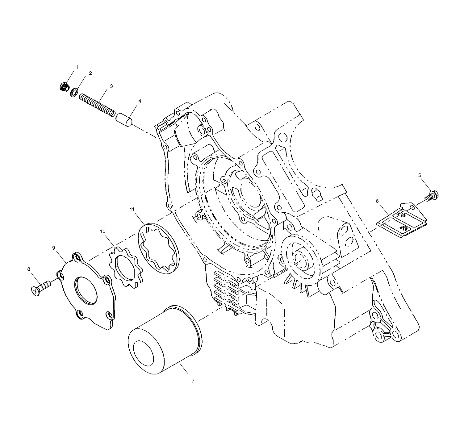 OIL PUMP and OIL FILTER - A02CA32AA/AB (4969816981C13)