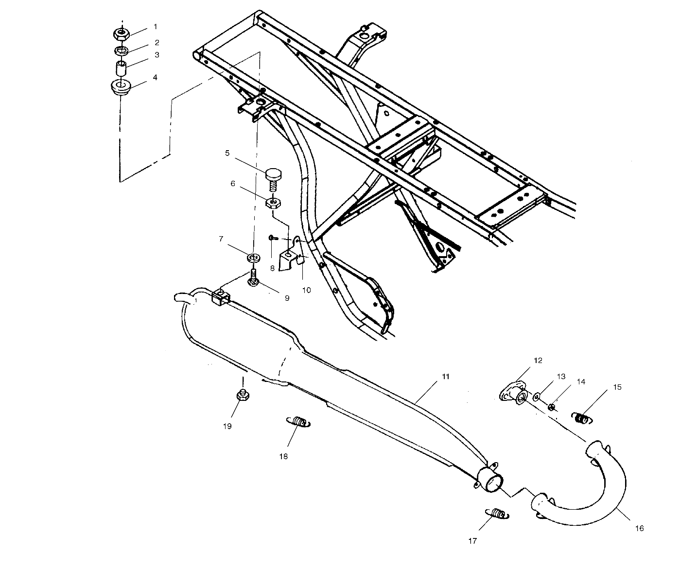 EXHAUST SYSTEM - A02CG25CA (4969856985A08)