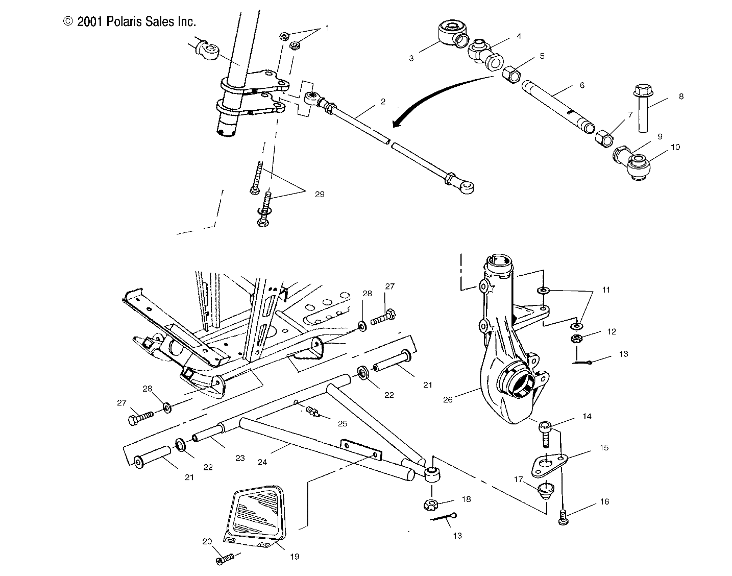 A-ARM/STRUT MOUNTING - A02CG25CA (4969856985B05)