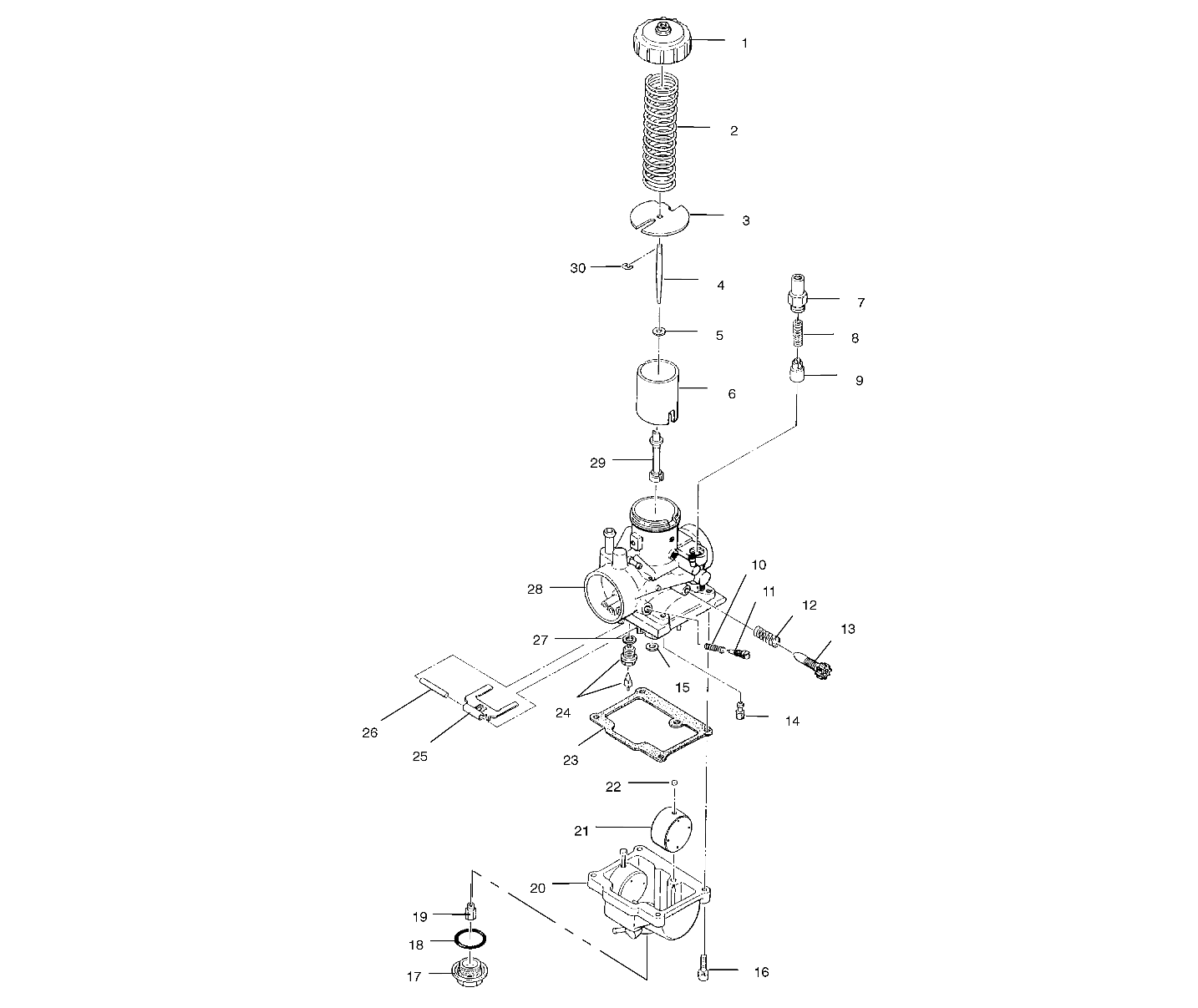 CARBURETOR - A02CG25CA (4969856985C14)