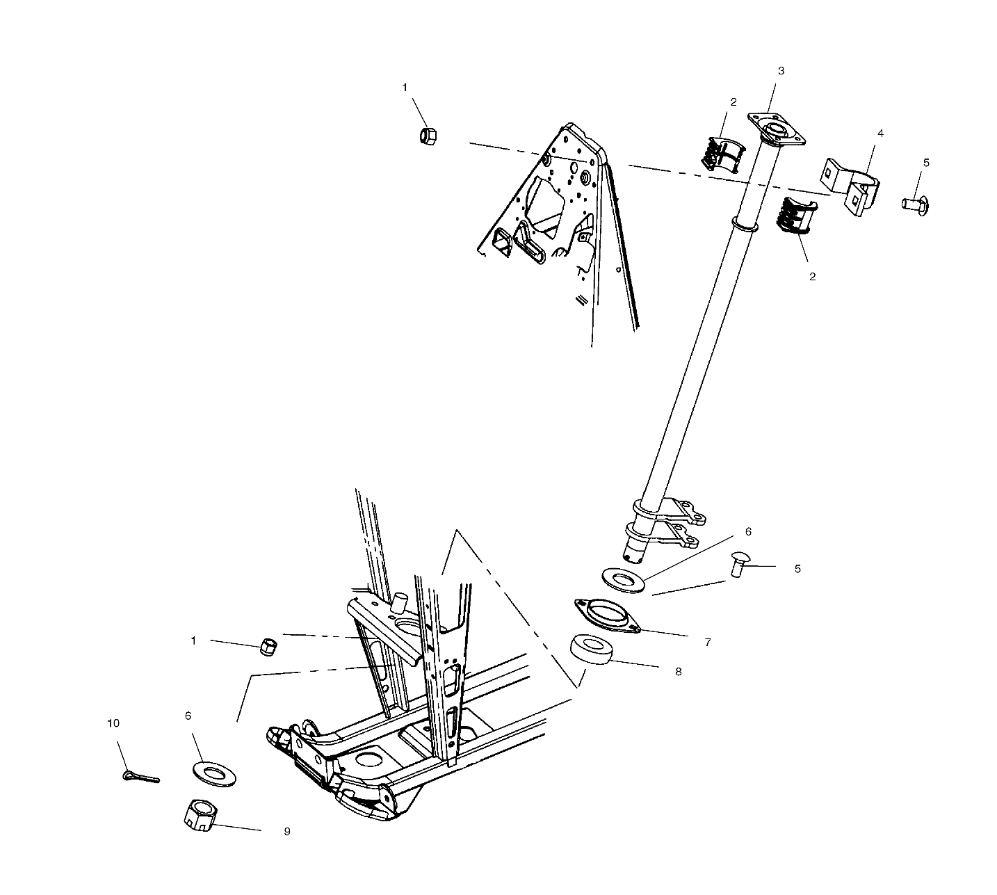 STEERING POST - A02BA25CA/CB/CD (4969896989B07)