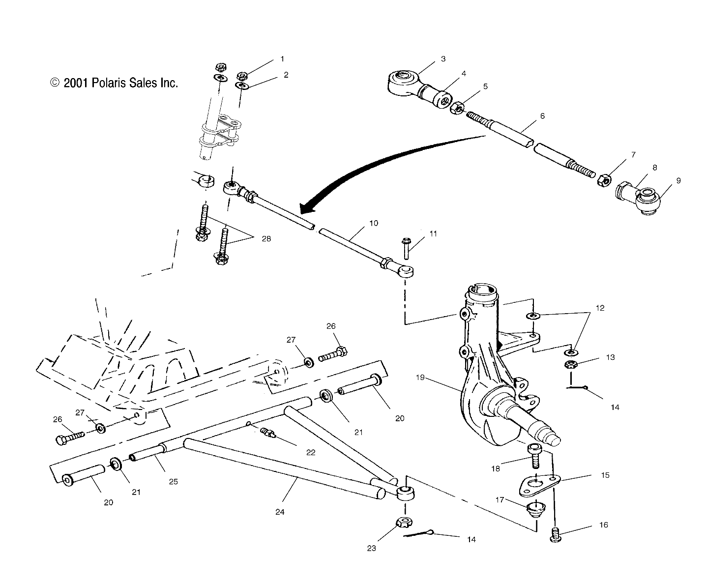 A-ARM/STRUT MOUNTING - A02BA38CA (4969936993B03)