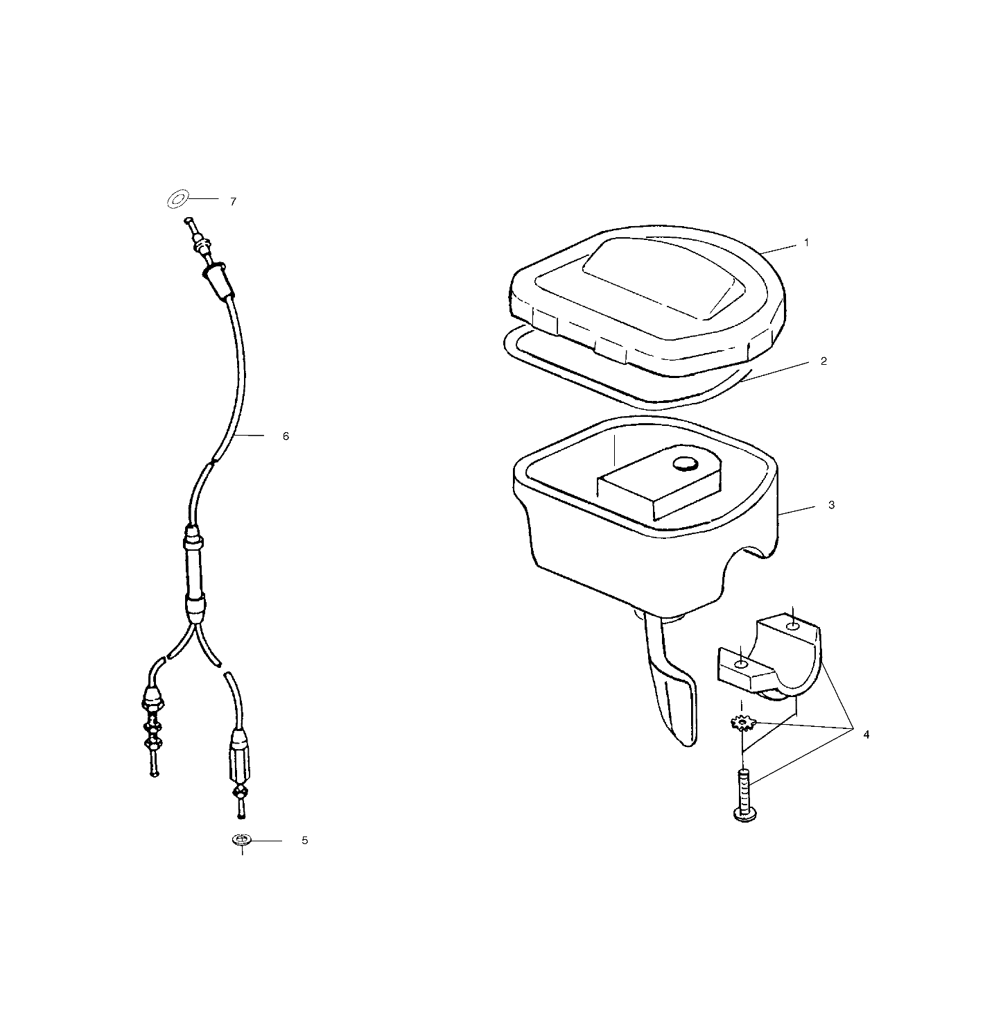 CONTROLS - THROTTLE ASM/CABLE - A02BA38CA (4969936993B06)