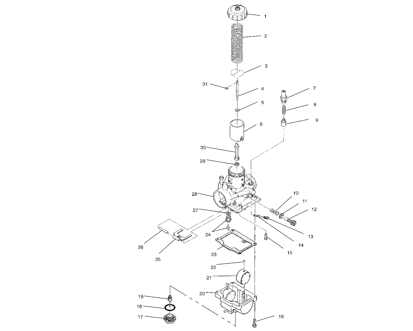 CARBURETOR - A02BG38CA (4974677467C14)