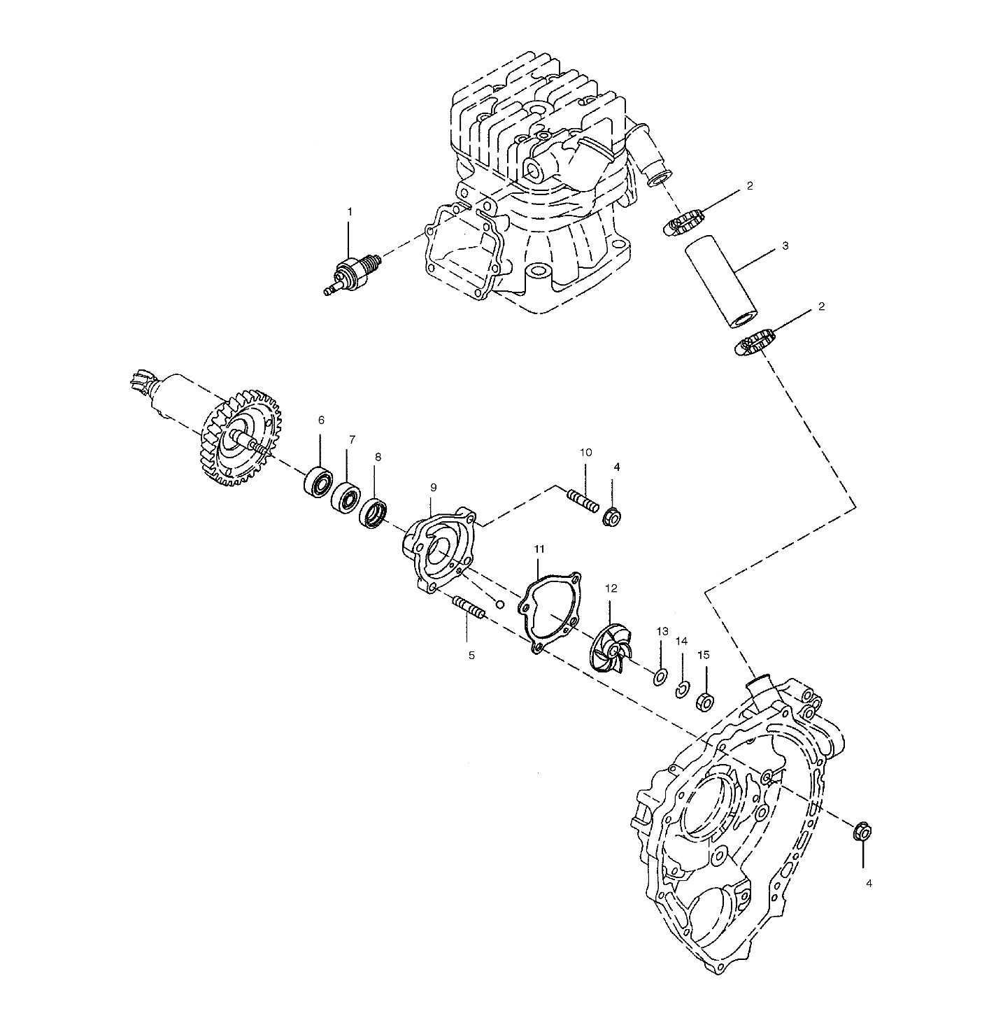 WATER PUMP - A02BG38CA (4974677467D02)