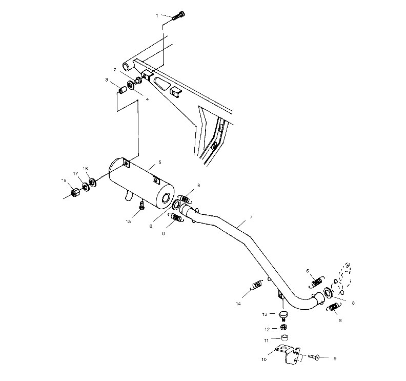 EXHAUST SYSTEM - A02BA50AA/AB (4969976997A08)