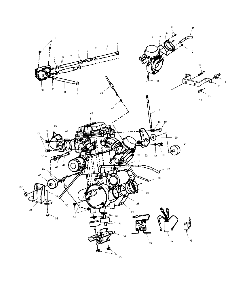 ENGINE MOUNTING - A02BA50AA/AB (4969976997A11)