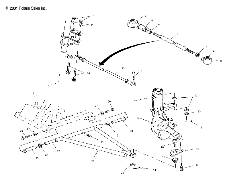 A-ARM/STRUT MOUNTING - A02BA50AA/AB (4969976997B02)