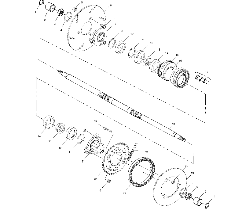 REAR HOUSING - A02BA50AA/AB (4969976997B08)