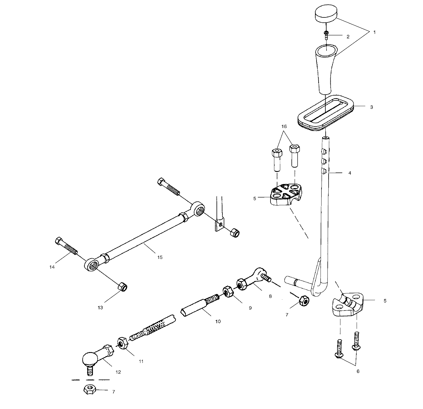 GEAR SELECTOR - A02BA50AA/AB (4969976997C06)