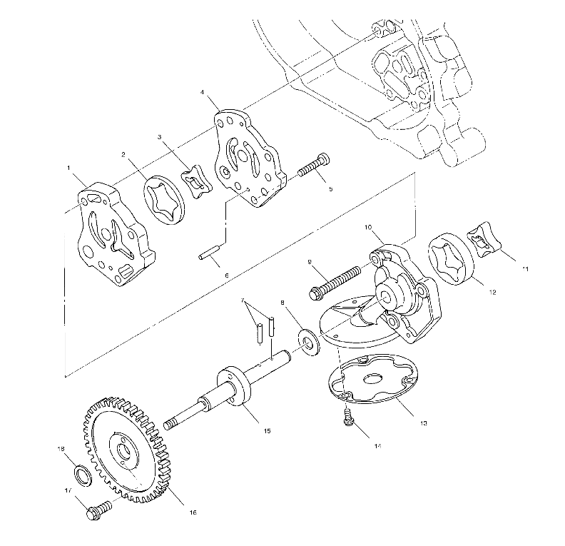 OIL PUMP - A02BA50AA/AB (4969976997D06)