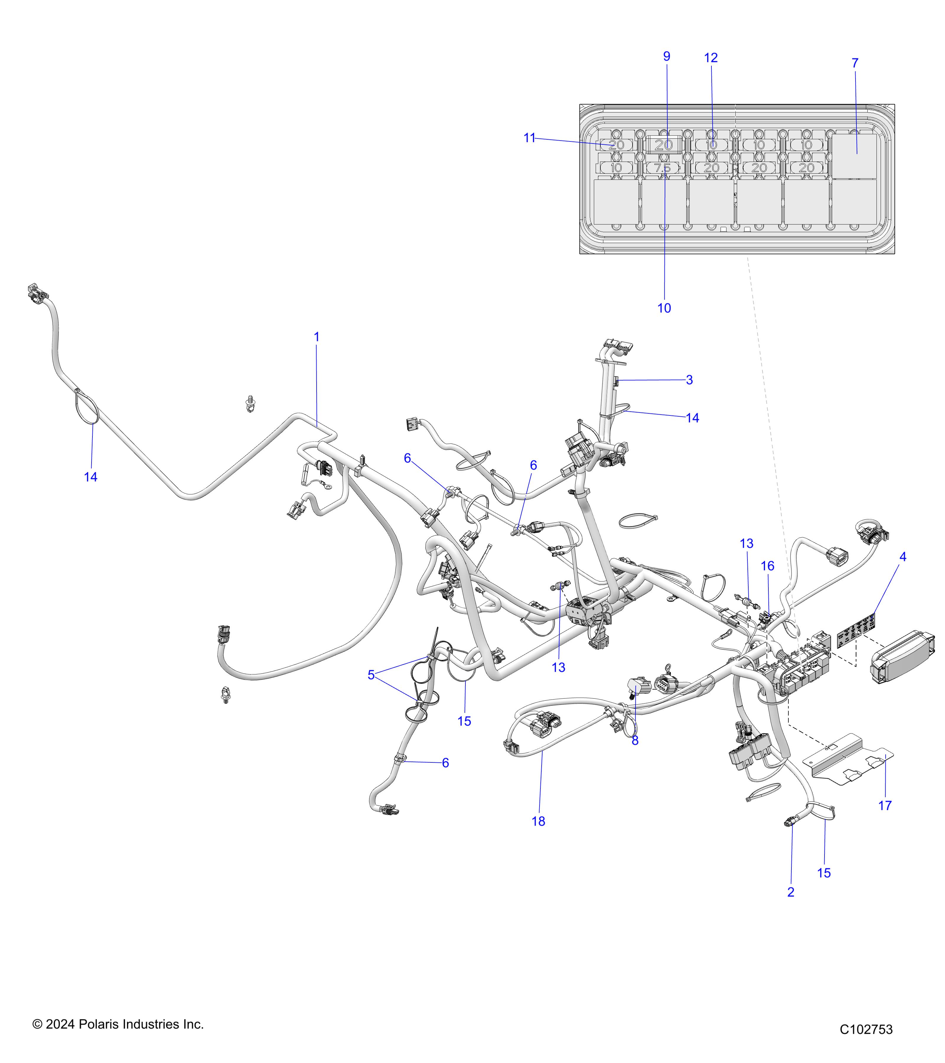 ELECTRICAL, HARNESS - A25SVA85A4 (C102753)