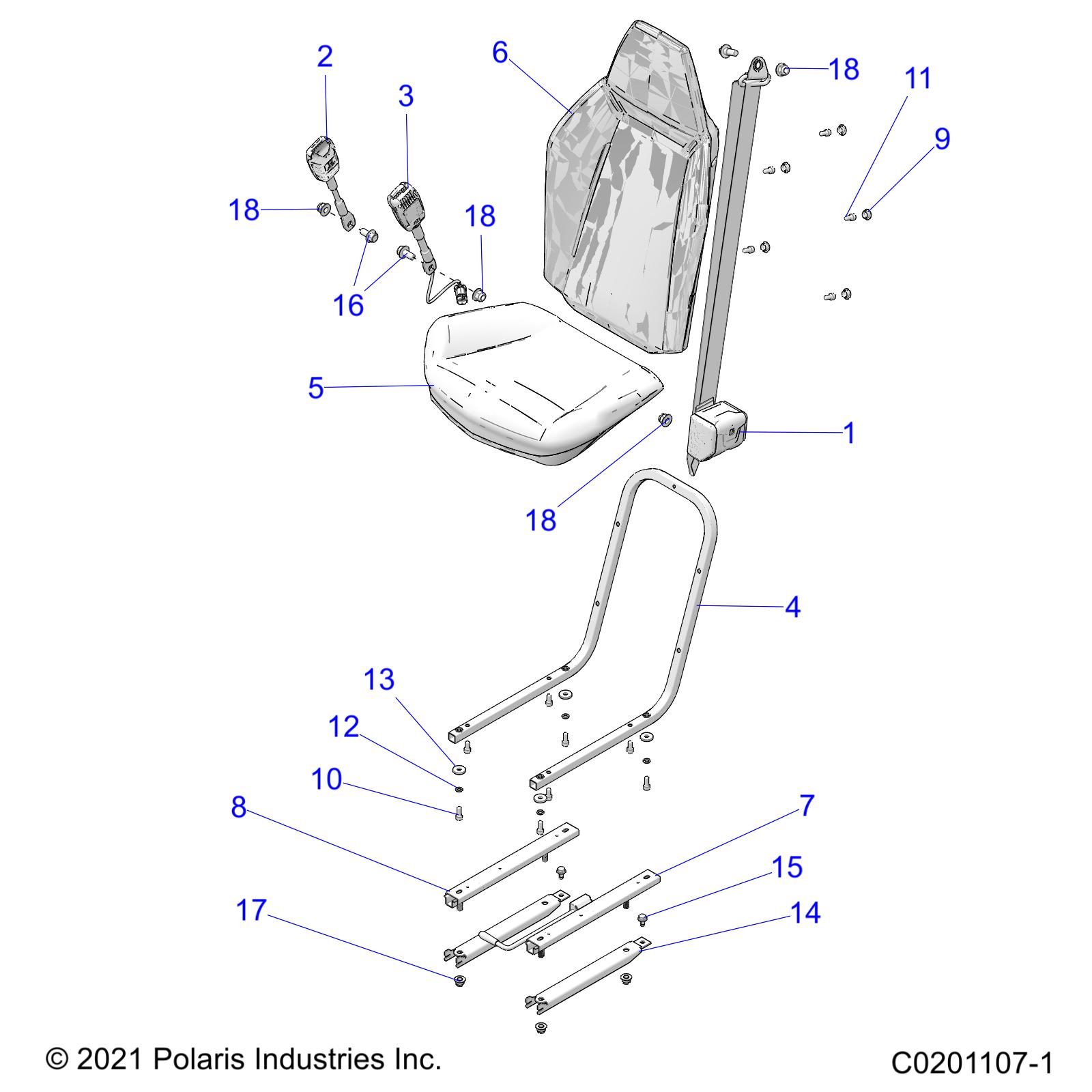 BODY, SEAT, MOUNTING and BELTS - Z25HCA18N4/N7 (C0201107-1)