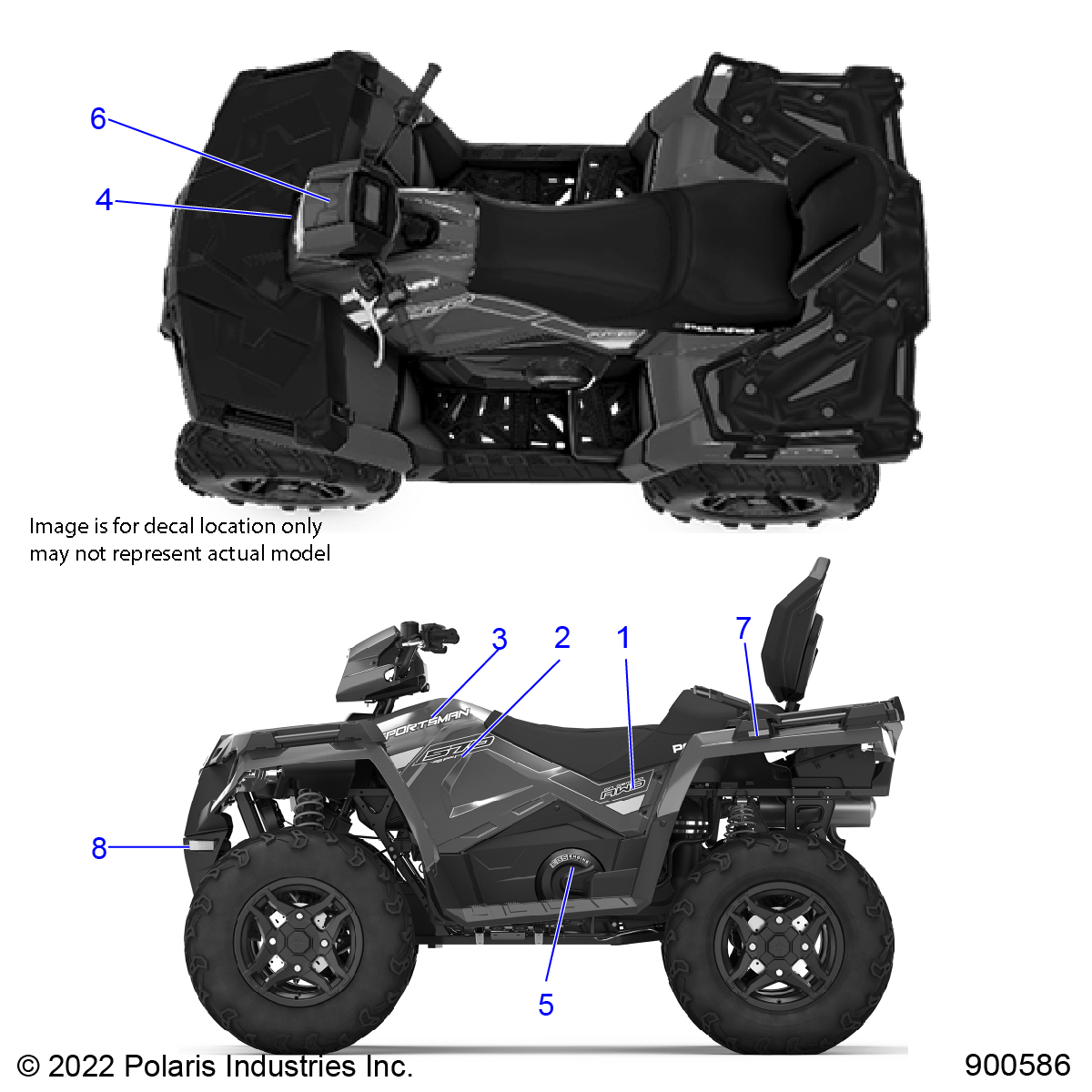 BODY, DECALS, GRAPHIC - A23SJE57AX (900586)