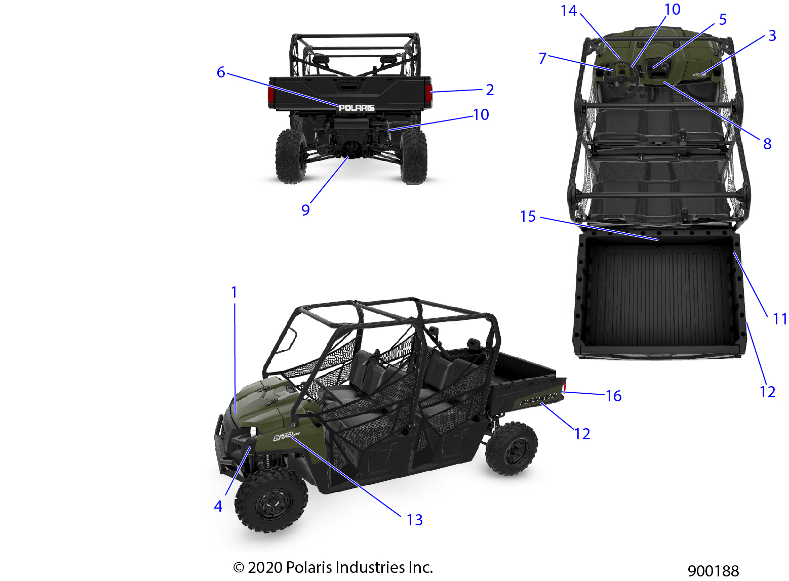 BODY, DECALS - R21CDA57A1 (900188)