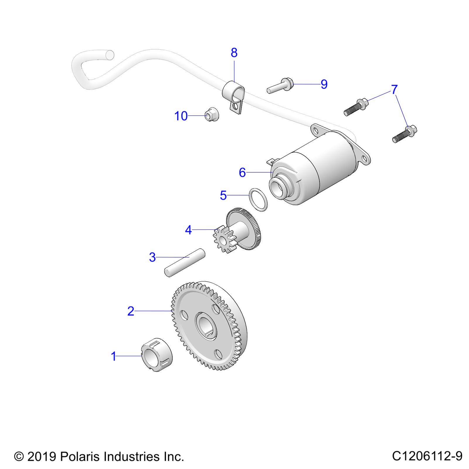 ENGINE, STARTER - A21HBB07A3/A7/B3/B7 (C1206112-9)