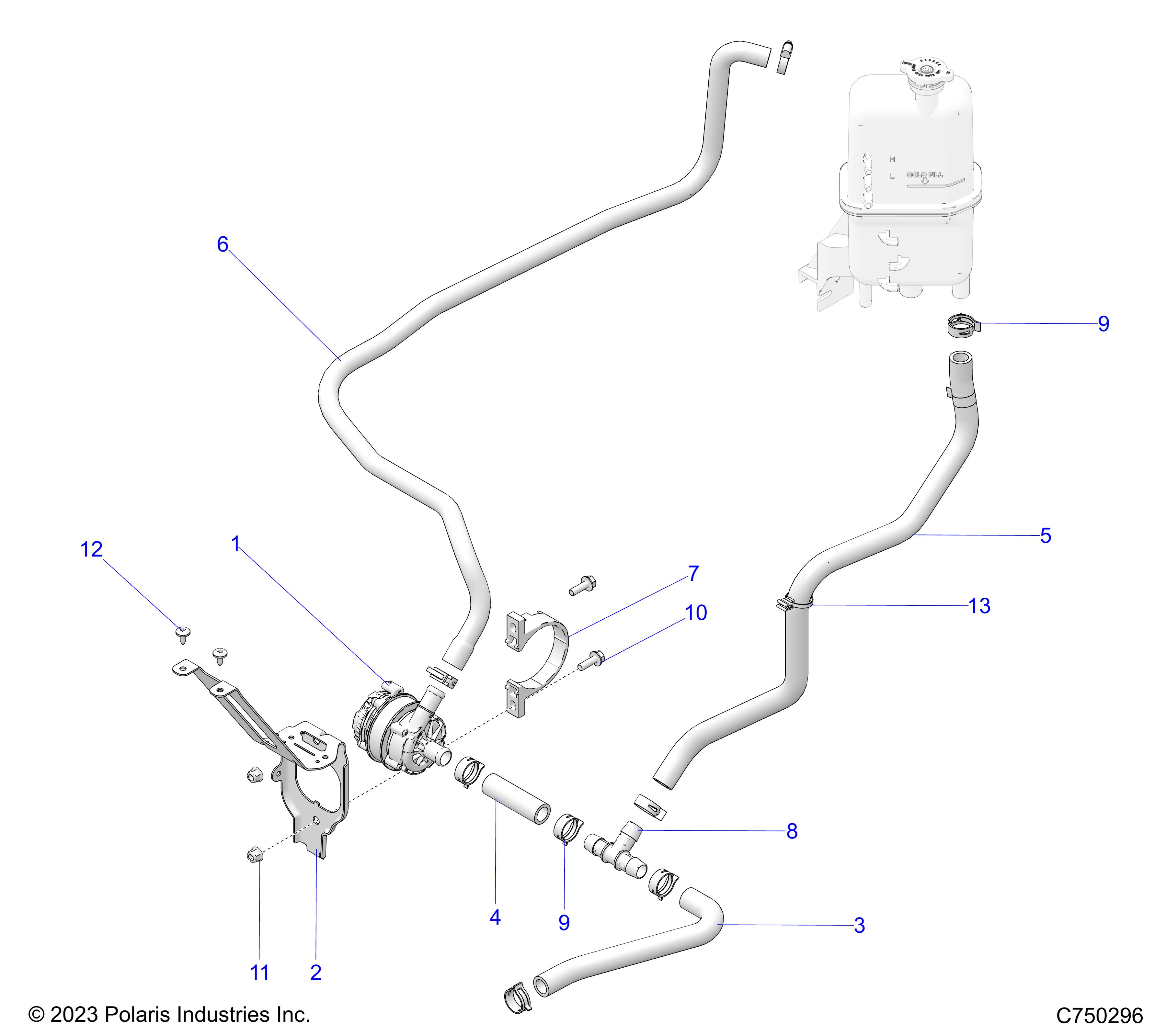 ENGINE, COOLING, WATERPUMP ASM. - Z25XPB92AP/BP