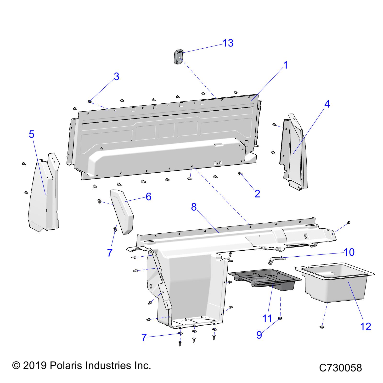 BODY, REAR CLOSEOFF, AND FENDERS - R21RRM99AG (C730058)