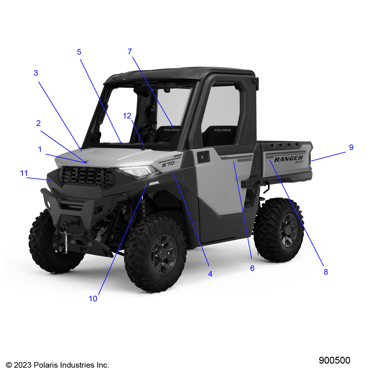 BODY, DECALS, GRAPHIC- R23MAU57B4/B9 (900358)