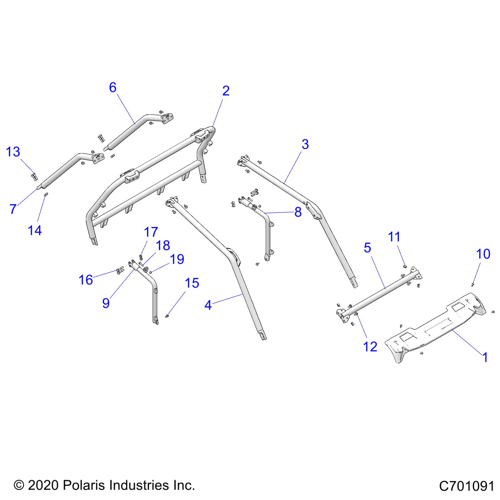 CHASSIS, CAB FRAME - Z22NAS99CK/FK (C701091)