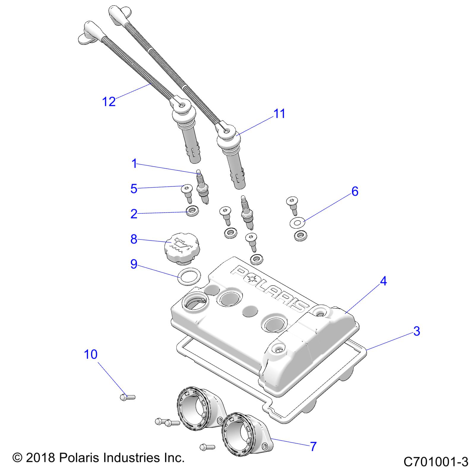 ENGINE, THROTTLE BODY AND VALVE COVER - Z20NAE92KL (C701001-3)