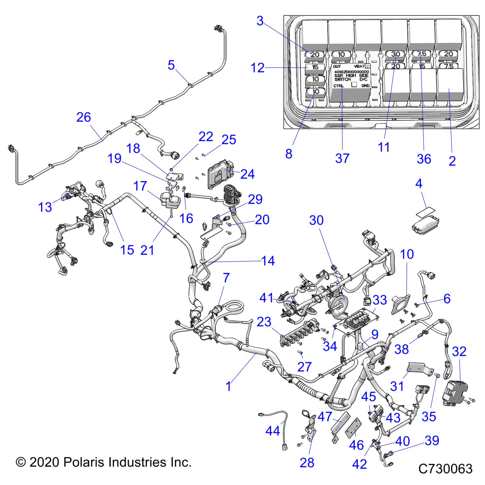 ELECTRICAL, WIRE HARNESS - R21RRM99AG (C730063)