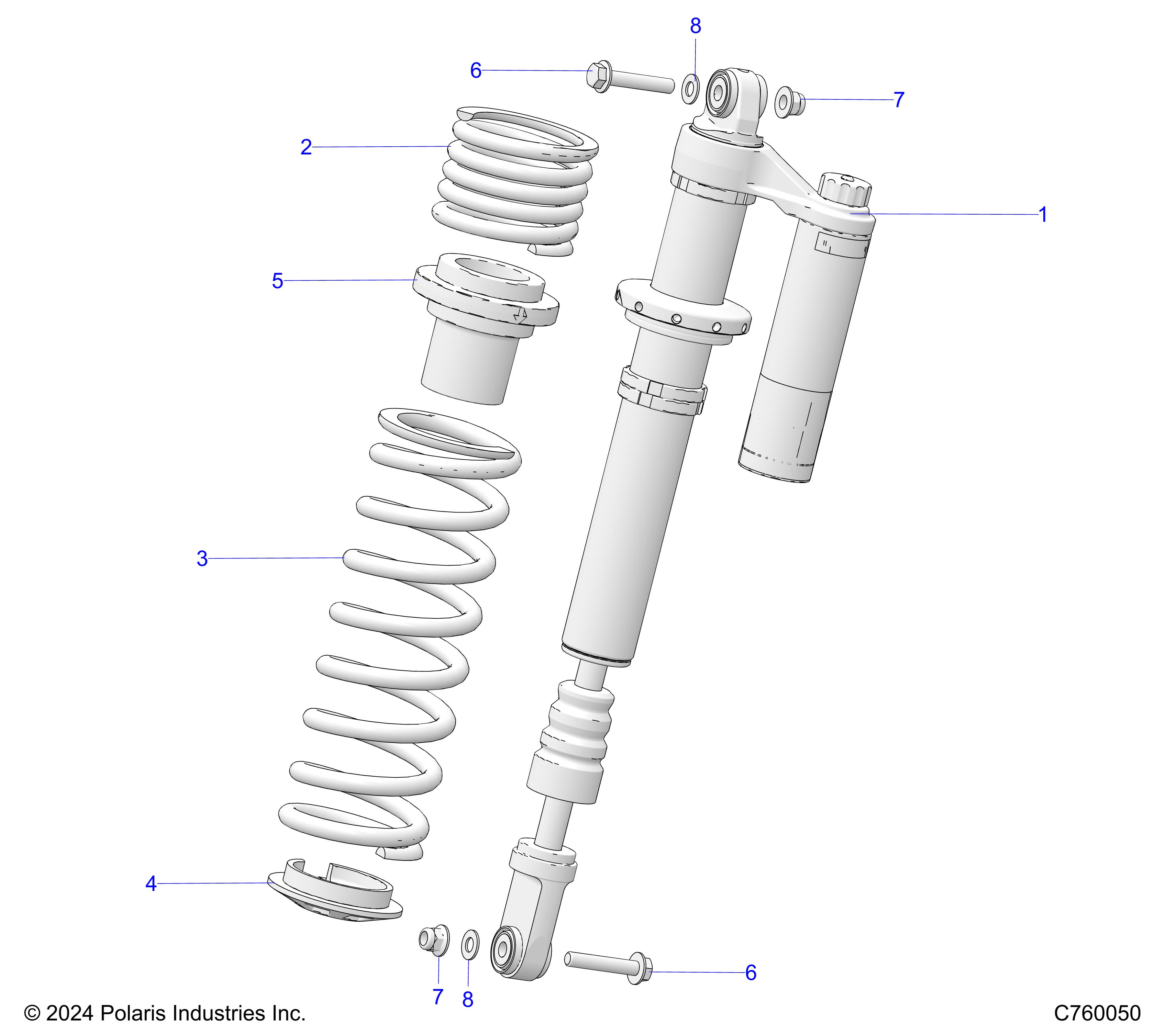 SUSPENSION, FRONT SHOCK MOUNTING - Z25XPE92A/92B (C760050)