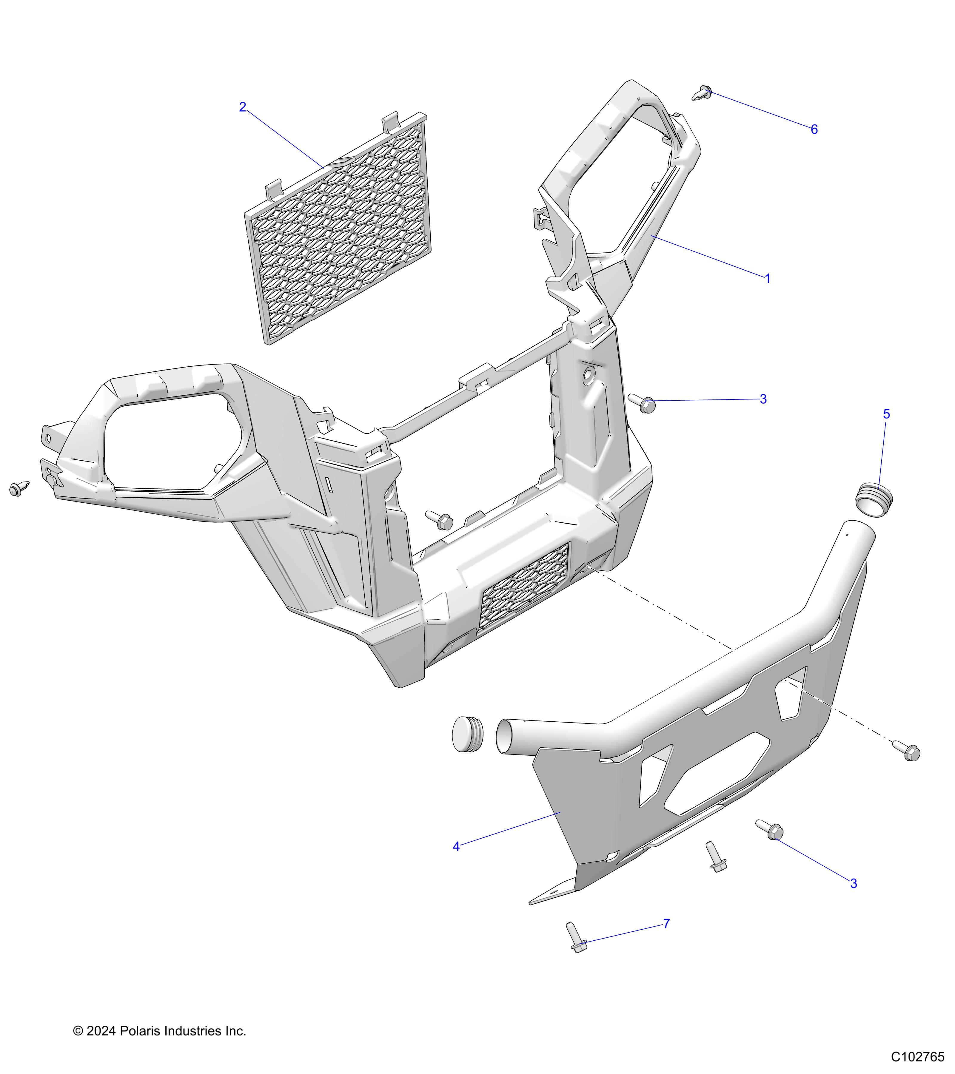 BODY, FRONT BUMPER - A25SGE95AT (C102765)