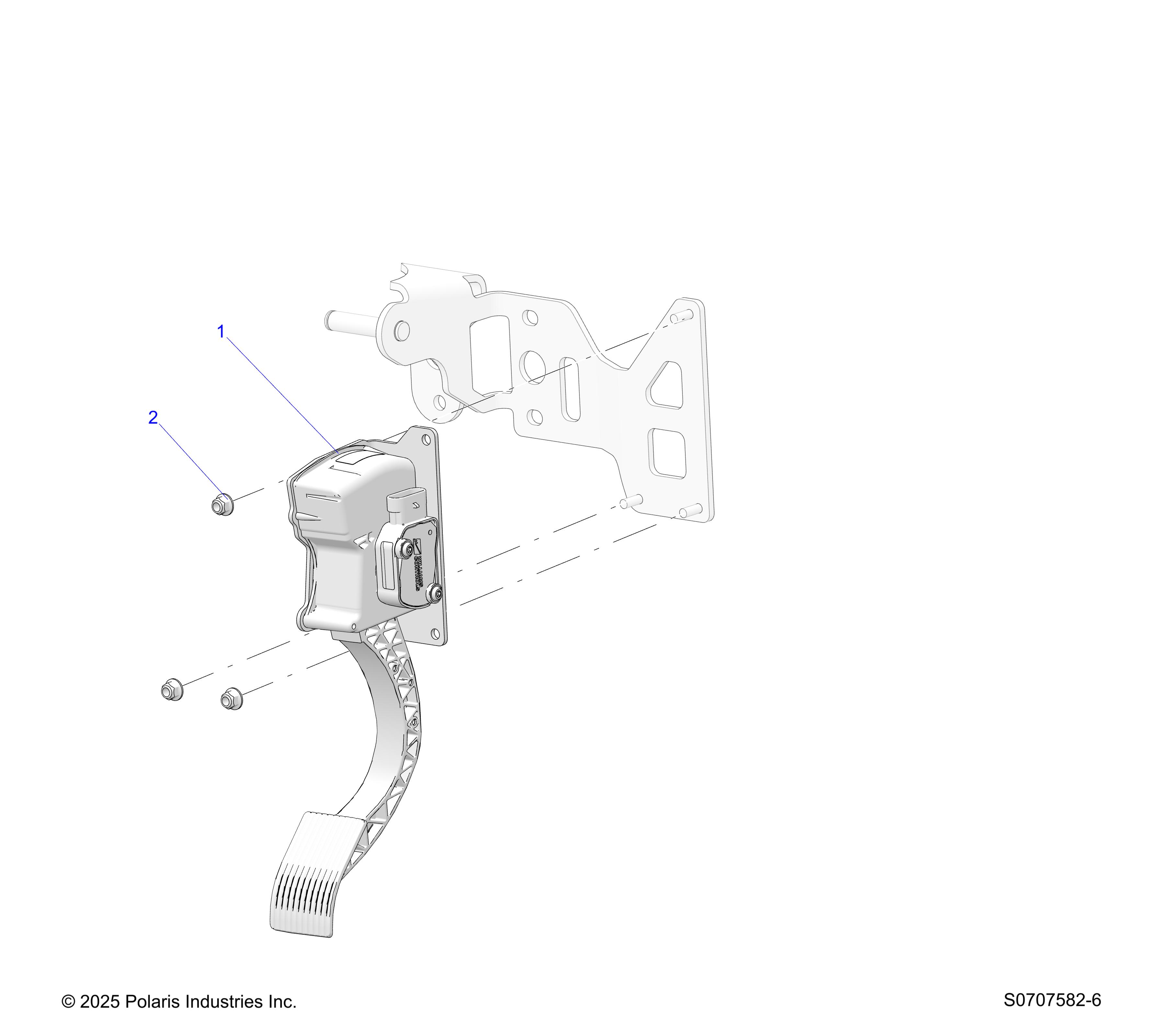 ENGINE, THROTTLE PEDAL