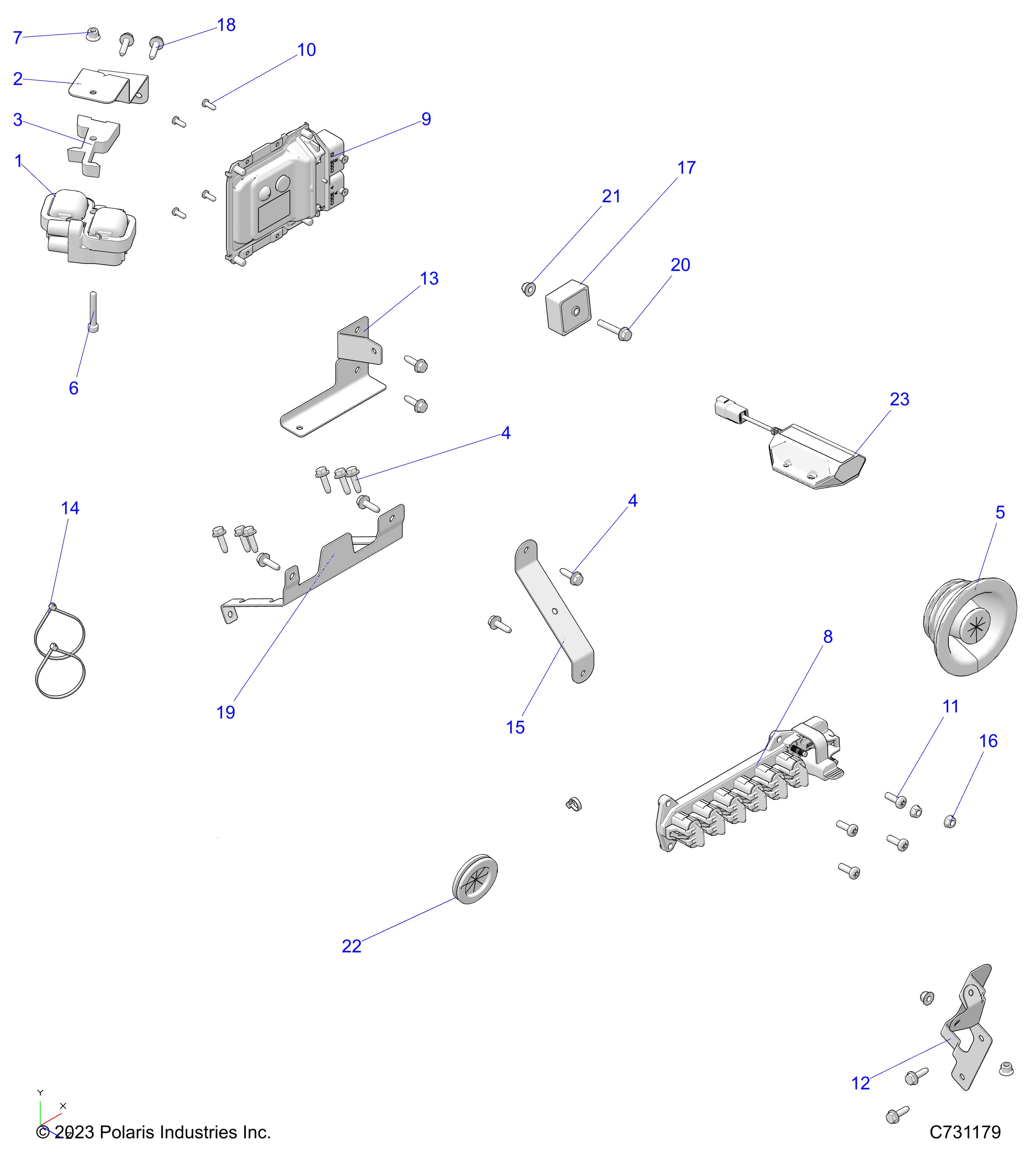 ELECTRICAL, WIRE HARNESS, COMPONENTS - R24RSY99AJ/BJ/AK/BK/AZ/BZ/A9/B9 (C731179)