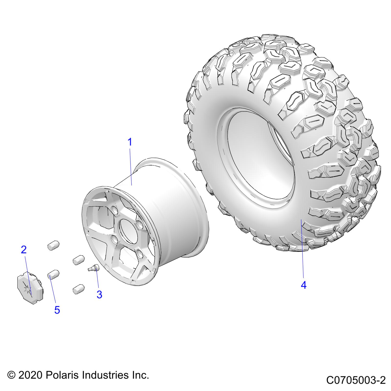 WHEELS, REAR - Z20A4E99AH/BH/LH (C0705003-2)