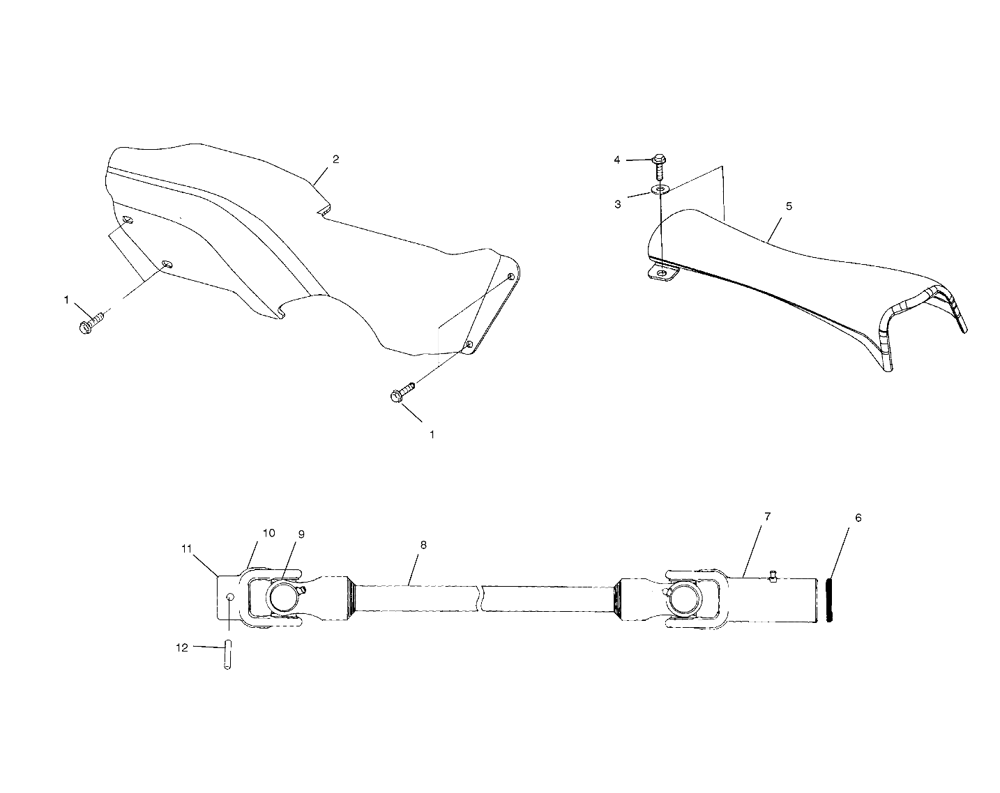 PROP SHAFT - A02BG50AA/AC (4970027002A14)