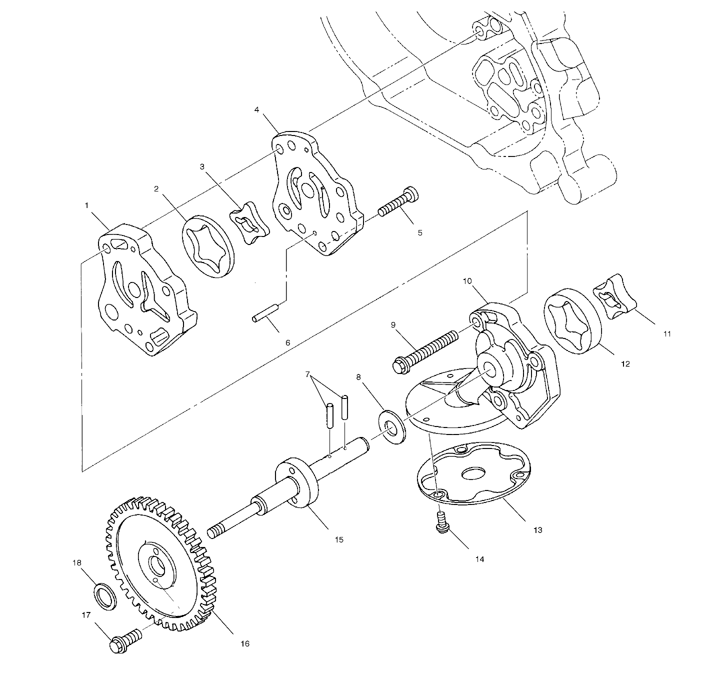 OIL PUMP - A02BG50AA/AC (4970027002D08)