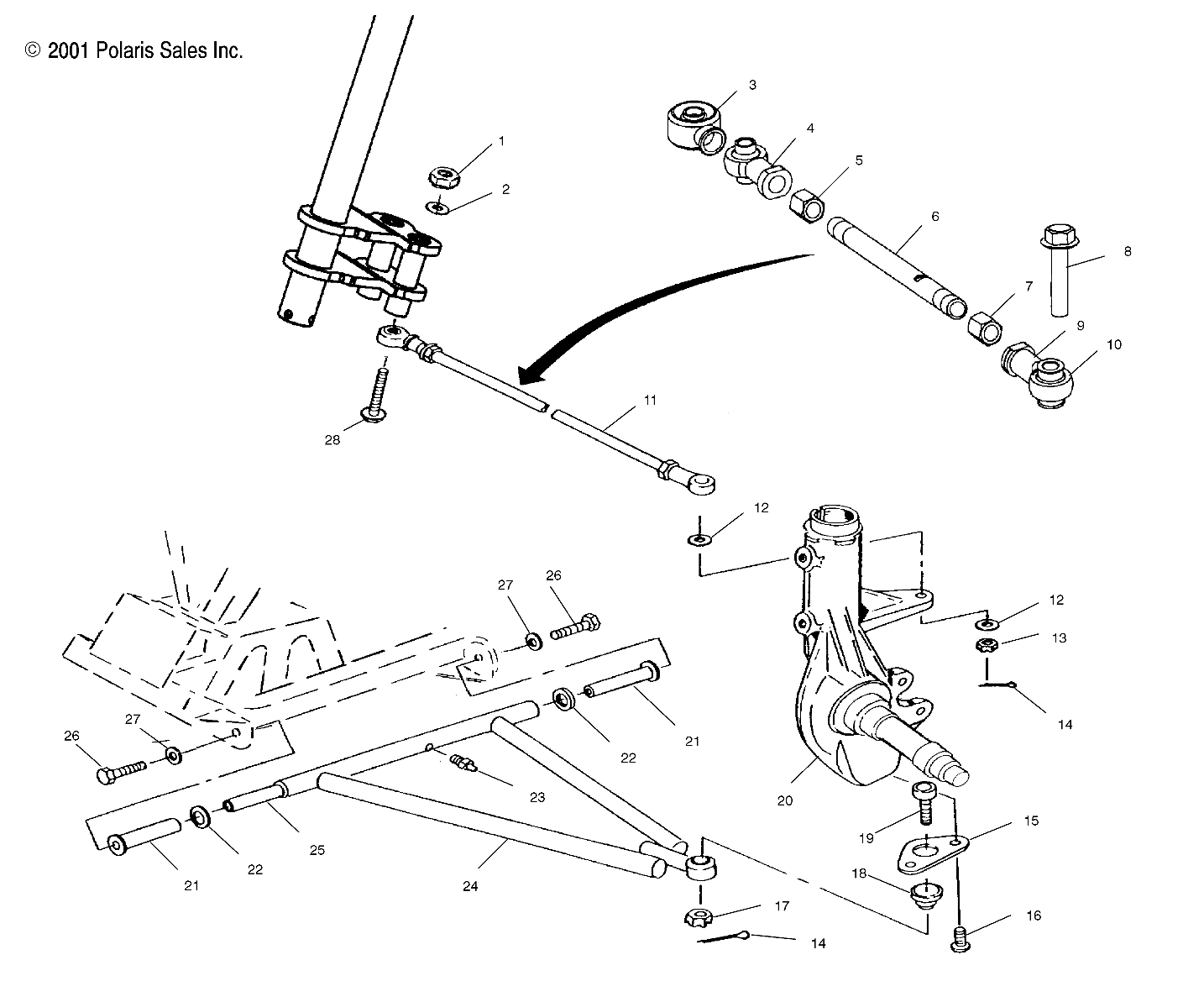 A-ARM/STRUT MOUNTING - A02CB32AA/AB/FC (4970107010B08)