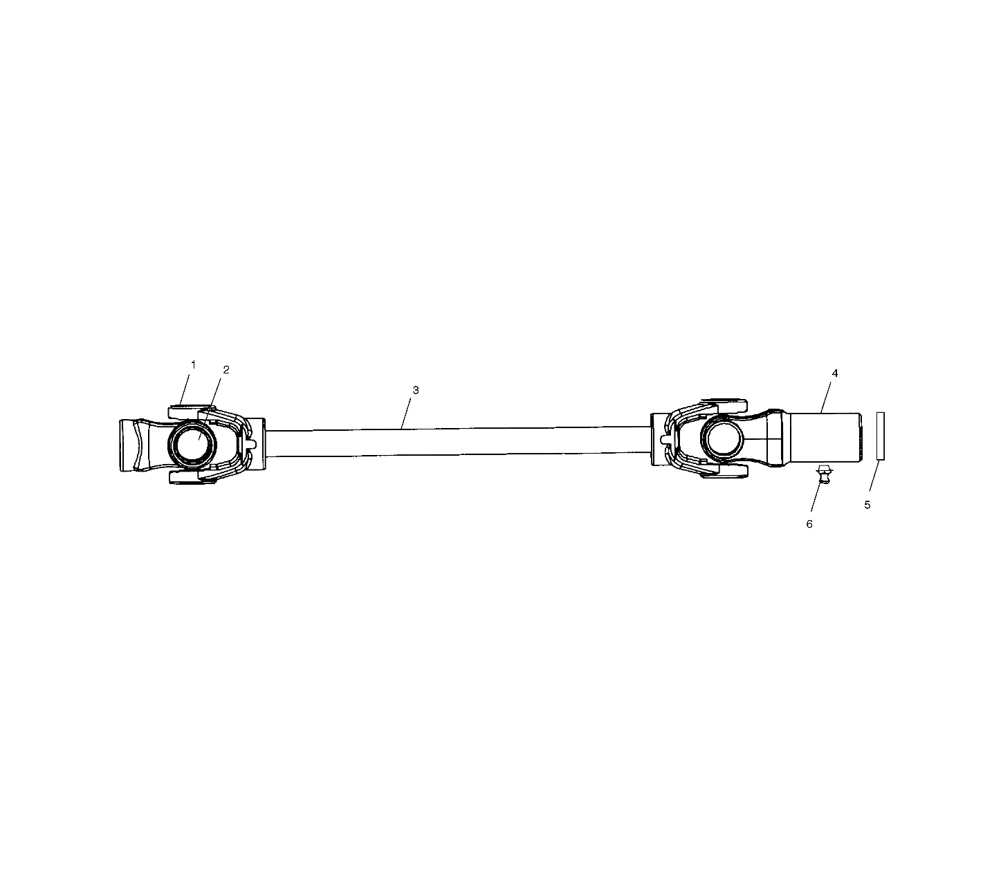 FRONT PROP SHAFT - A02CD32FB (4970147014B10)