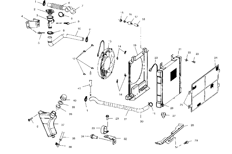 COOLING SYSTEM - A02CD50AA/AB/FB (4970197019A10)