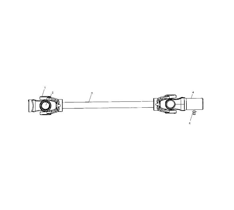 FRONT PROP SHAFT - A02CD50AB/FB (4970197019B06)