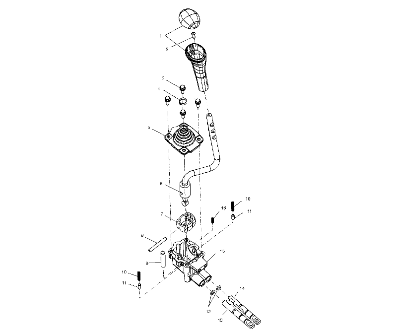 GEAR SELECTOR - A02CD50AA/AB/FB (4970197019D01)