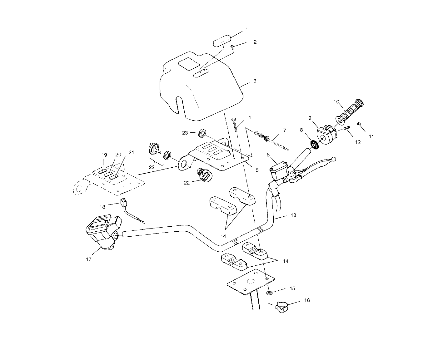 HANDLEBAR - A02CG38CA (4970247024B10)