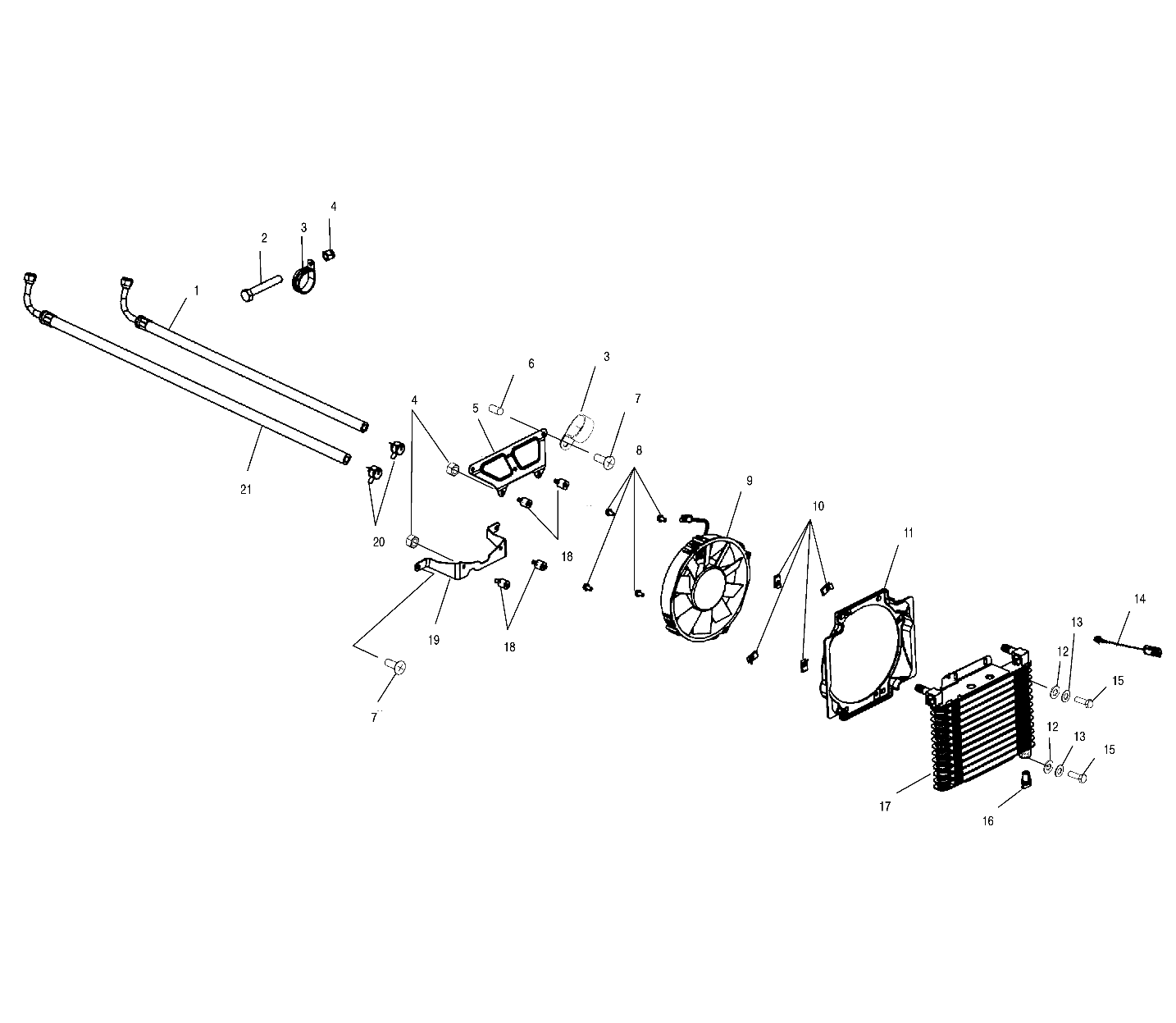 OIL COOLING - A02CK32AA (4970287028A12)