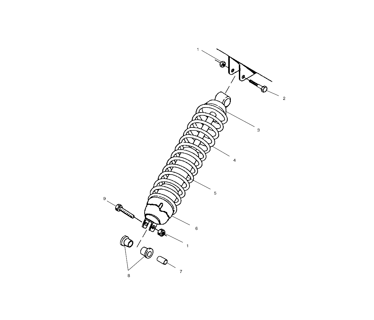 SHOCK MOUNTING - A02CK32AA (4970287028C05)