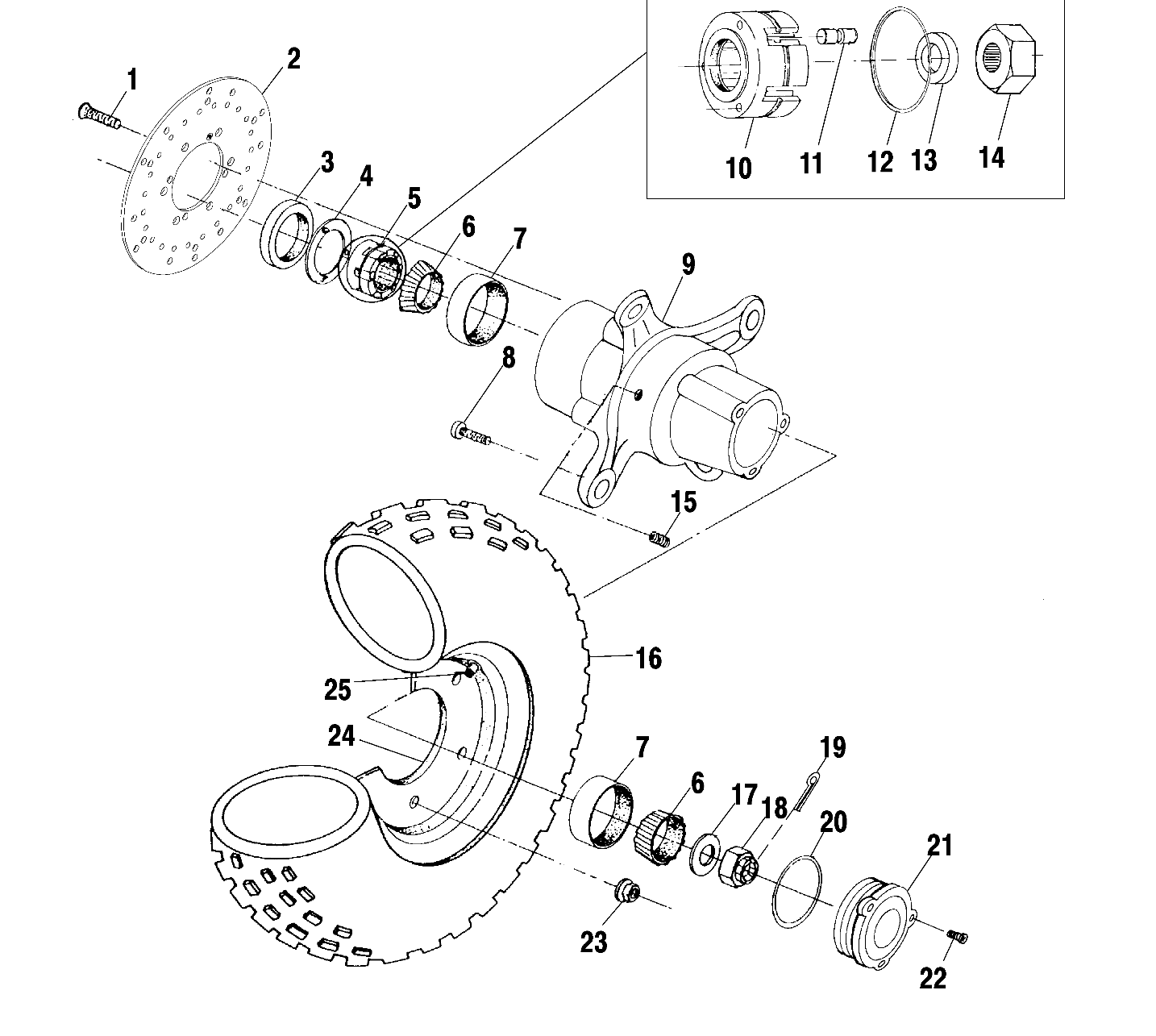 FRONT WHEEL - A02CK42AA/AB (4970327032B04)