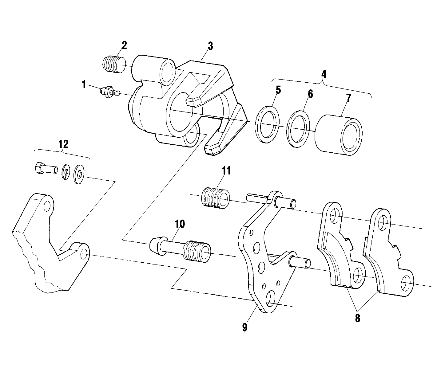 FRONT BRAKE - A02CK42AA/AB (4970327032B05)