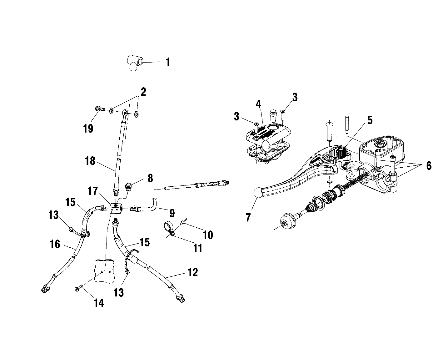 CONTROLS - MASTER CYLINDER/BRAKE LINE - A02CK42AA/AB (4970327032B07)