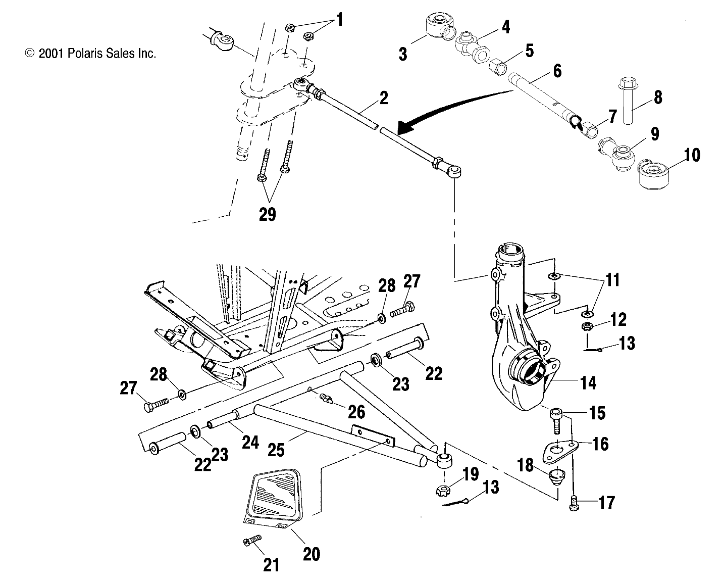 A-ARM/STRUT MOUNTING - A02CK42AA/AB (4970327032B11)