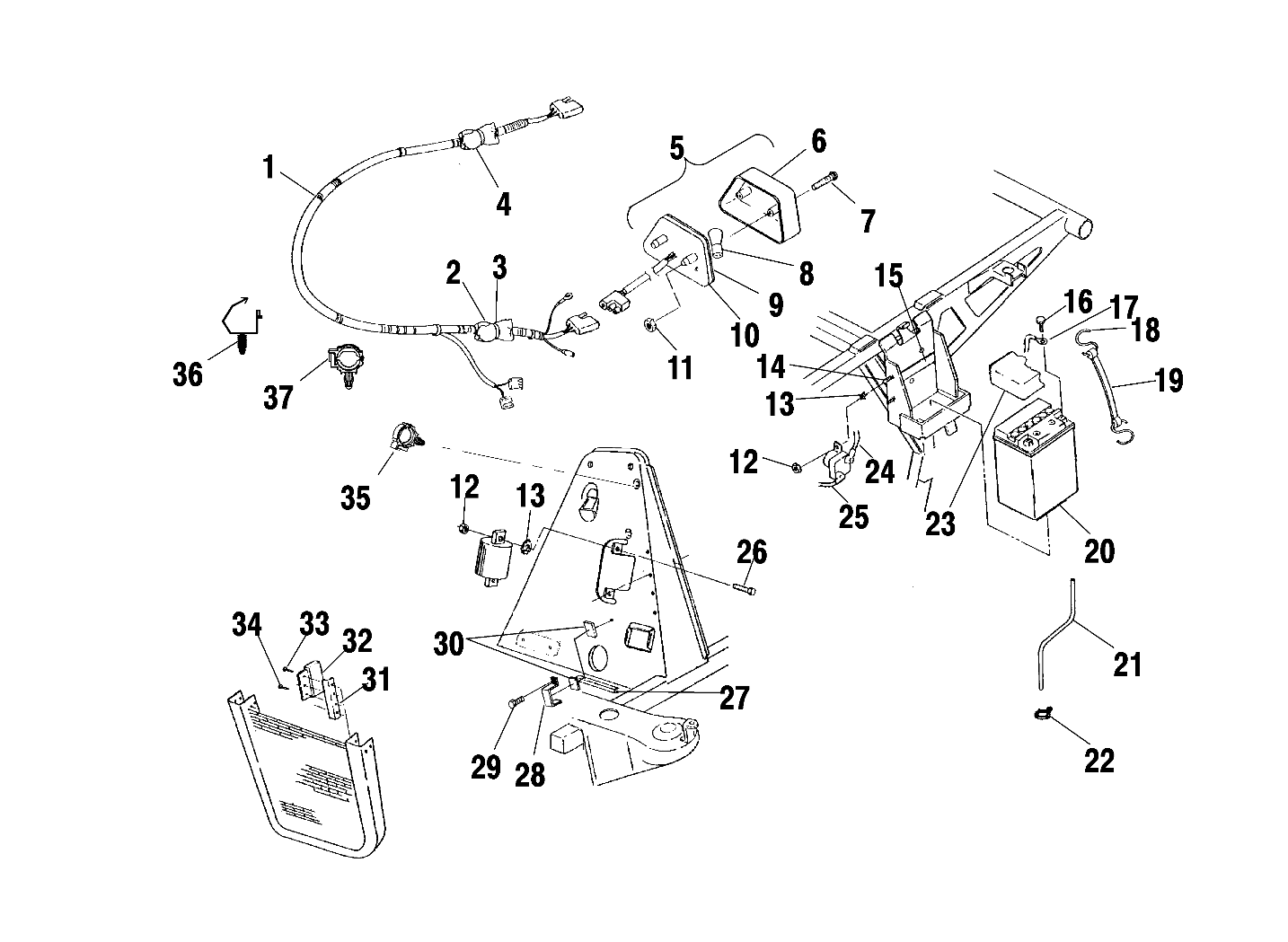 ELECTRICAL/TAILLIGHT - A02CK42AA/AB (4970327032B12)