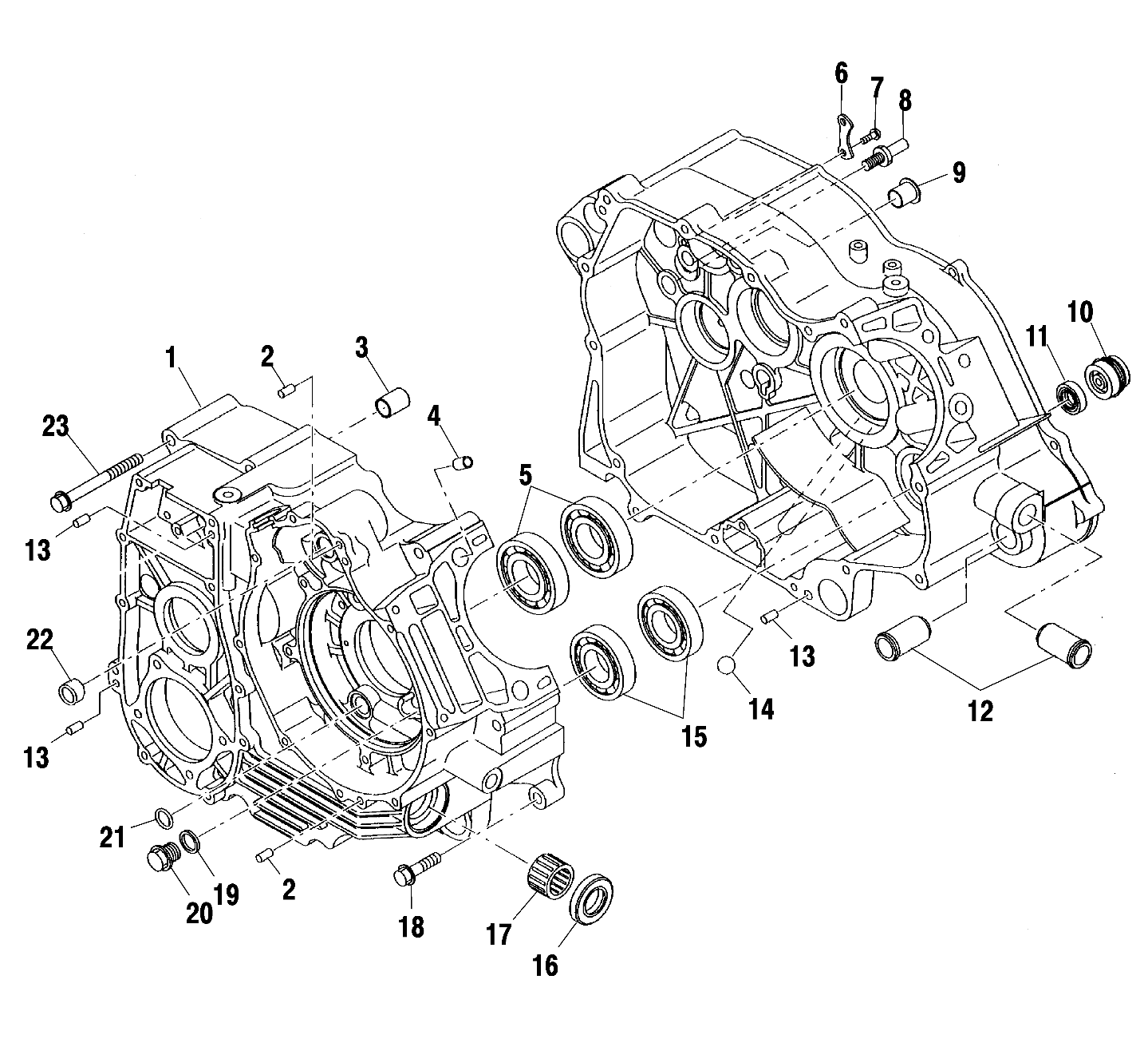 CRANKCASE - A02CK42AA/AB (4970327032C06)