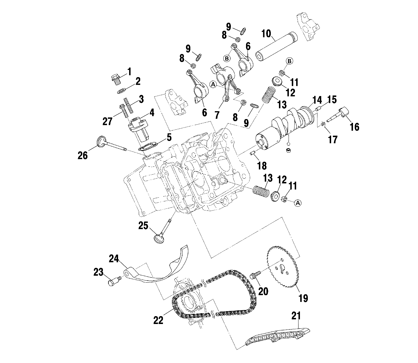 INTAKE and EXHAUST - A02CK42AA/AB (4970327032C10)