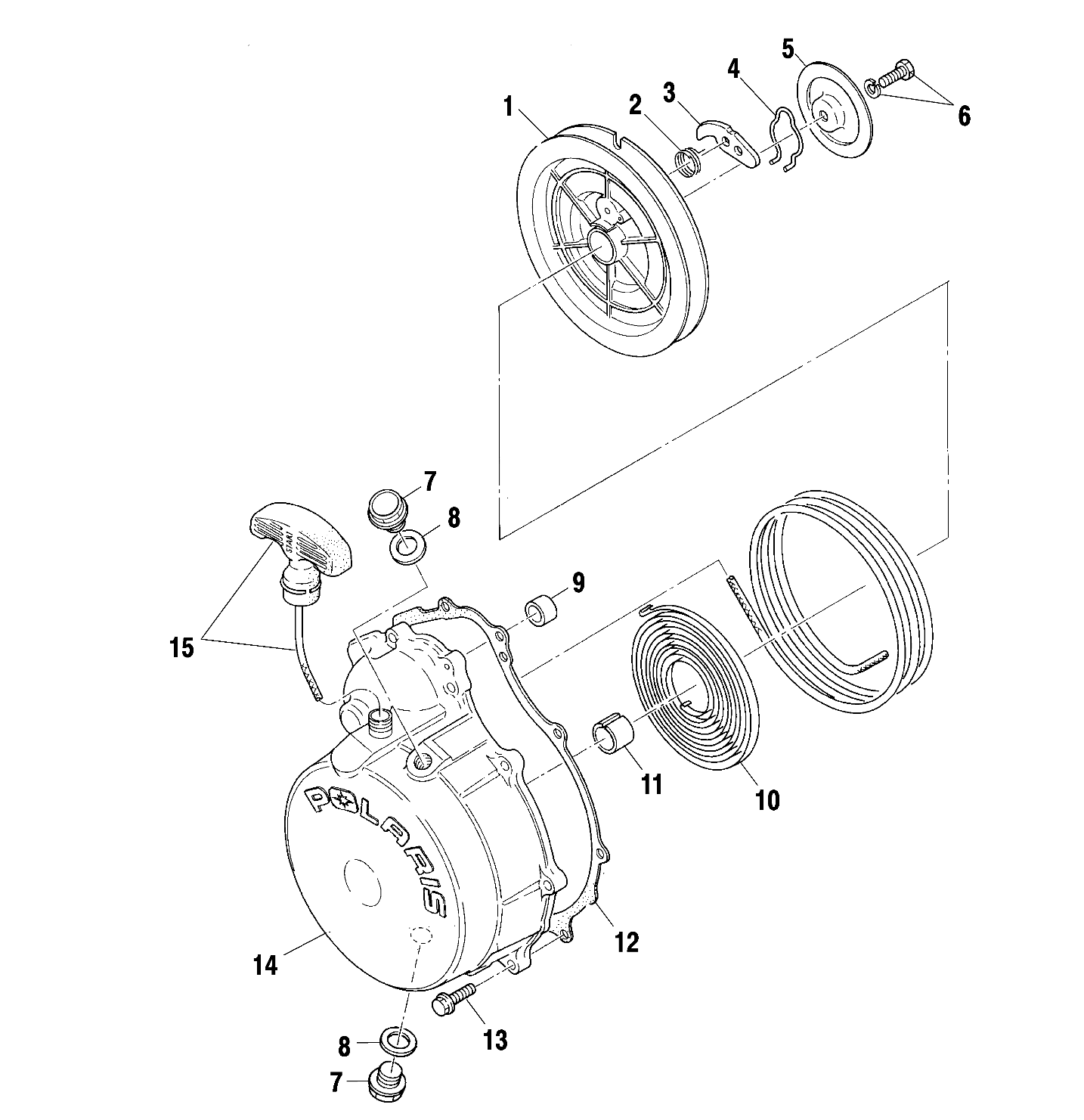 RECOIL STARTER - A02CK42AA/AB (4970327032C13)